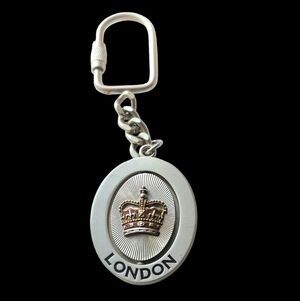London Crown Keychain